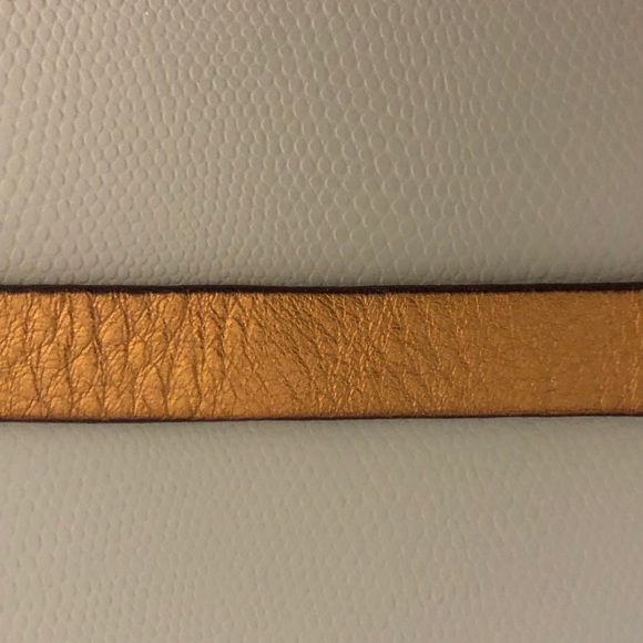 J.Crew Metallic Classic Leather Belt - Picture 4 of 4